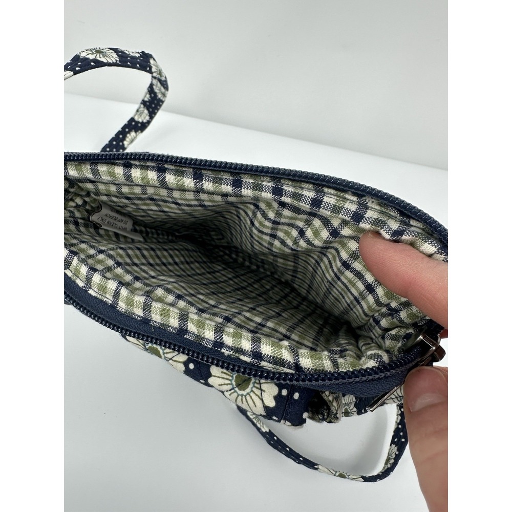 Bella Taylor Mini Crossbody Bag Purse Blue Daisy Cotton ID Card Adjustable Strap - Picture 10 of 16